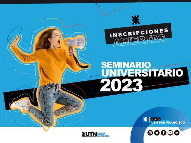 Abrimos las inscripciones al Seminario Universitario extensivo 2023 para nuestras carreras de grado