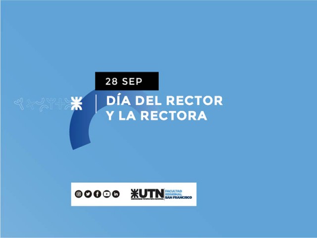 28 de septiembre - Día del Rector y la Rectora