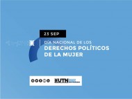 23 de septiembre - Día Nacional de los Derechos Políticos de la Mujer